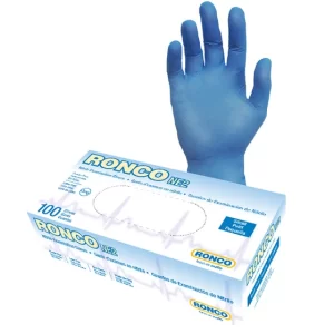 Blue Nitrile Examination Gloves, 4 Mil