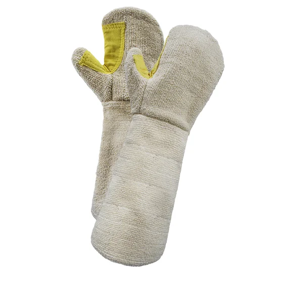 Terry Cloth Oven Mitt with Kevlar Thumb Patch, 45oz