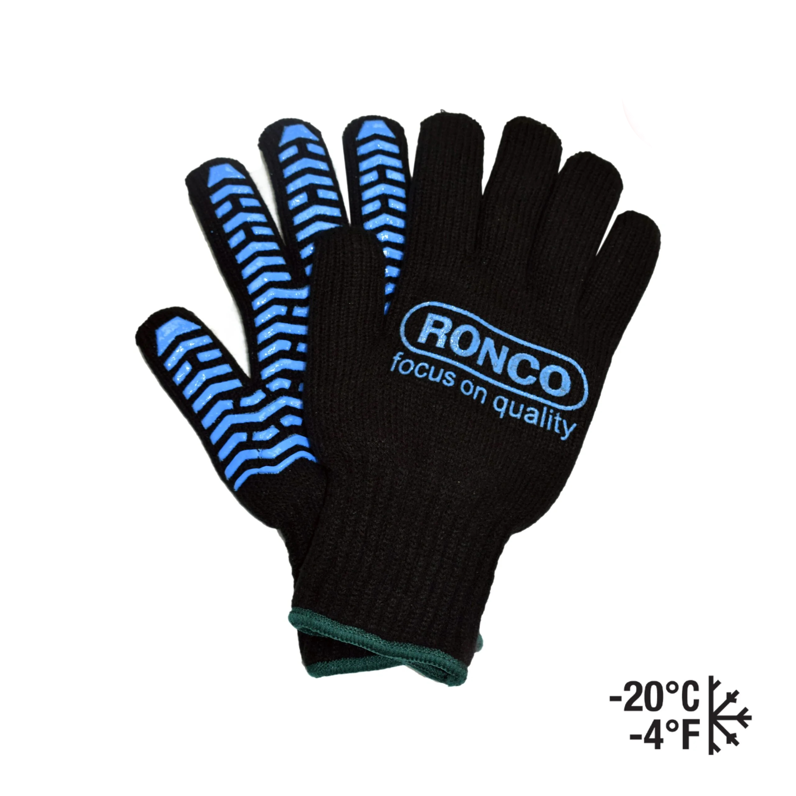 Acrylic Cold Storage Gloves with Silicone Palm
